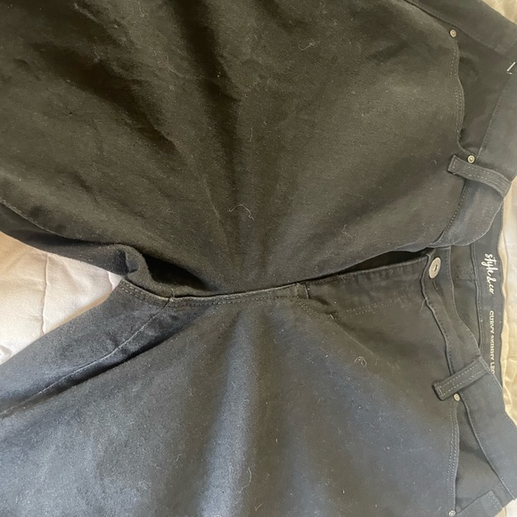 Black Style & Co Jeans curvy leg size 16 - Picture 7 of 8
